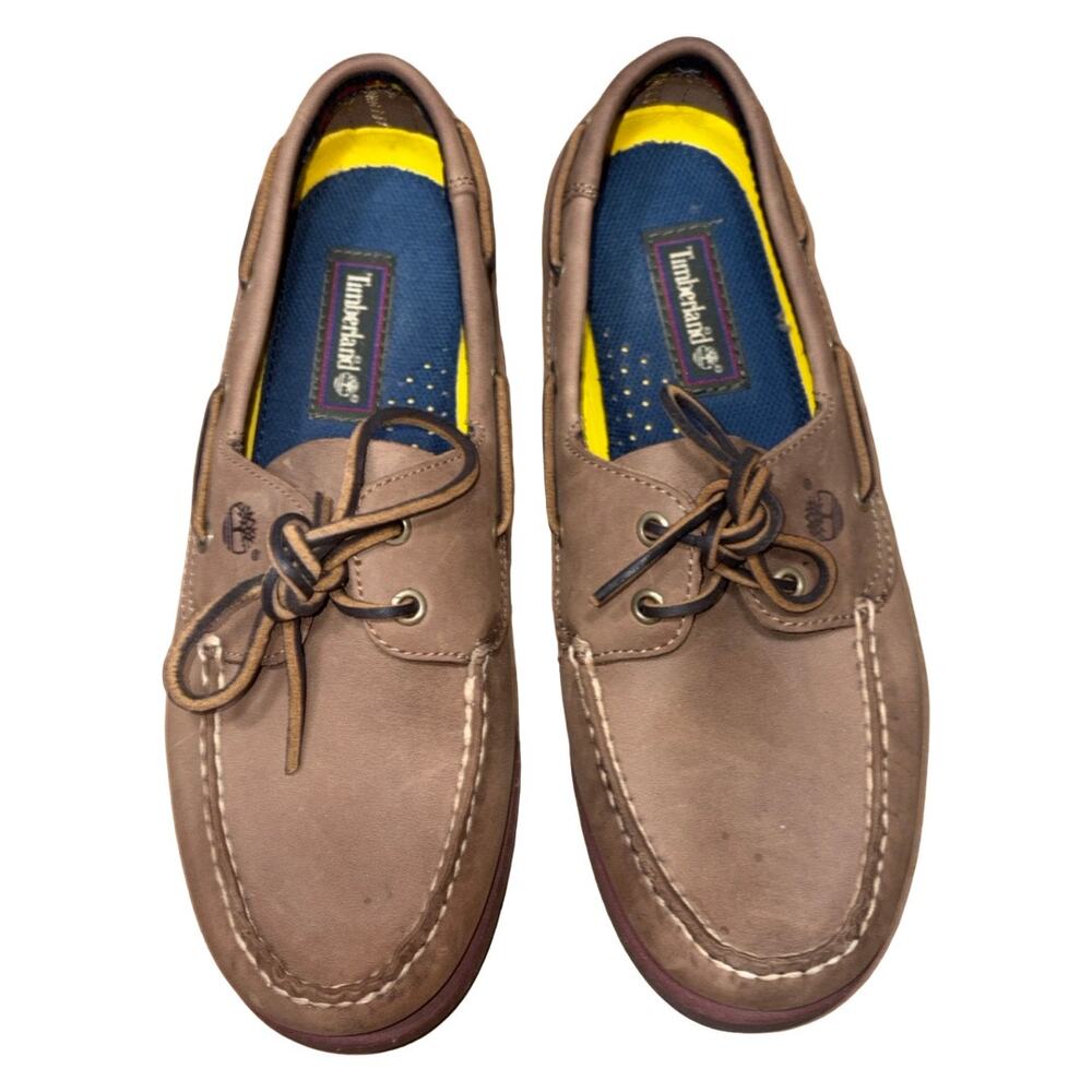 Timberland  Earthkeepers Brown Leather Boat Shoes    Size: 10.5M